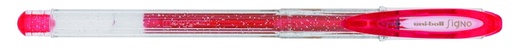 [788885000] Bolígrafo uni-ball signo sparkling purpurina rojo