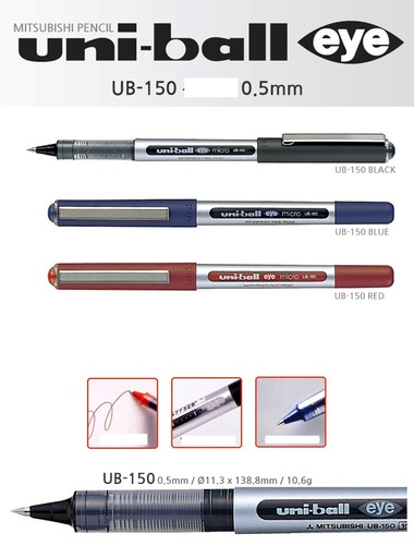 Roller uni-ball micro ref.ub-150 negro