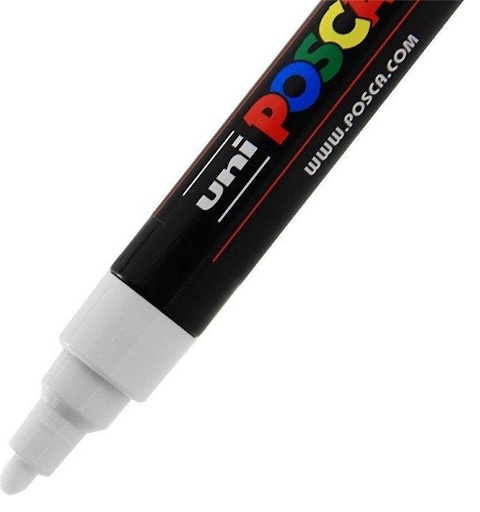 Marcador permanente blanco posca