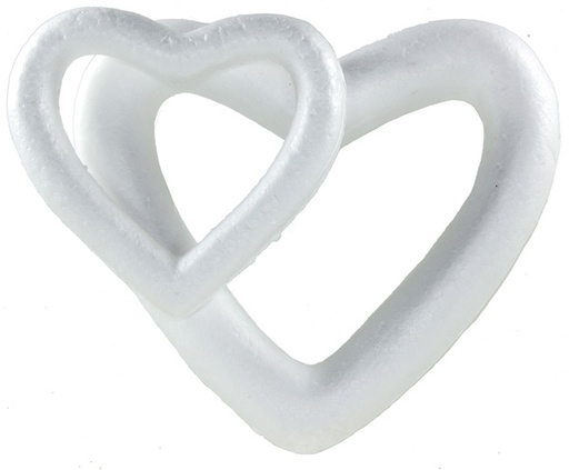 [68 00 72 00] Fig. Poliespán doble corazón 15cm/20cm