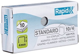 [24862900] Grapas Rapid 10/4 mm. Caja 1000 Standard galvanizada