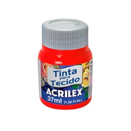 Acrilex pintura para tela mate 507 rojo fuego