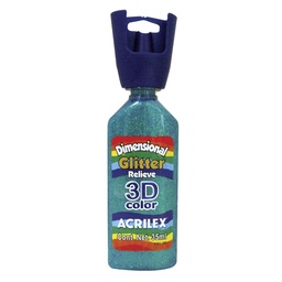 Acrilex glitter verde esmeralda 213