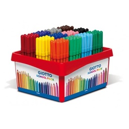 [523800] Giotto turbo color schoolpack 144unds