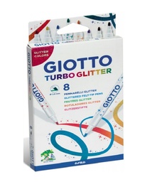 [425800] Rotuladores Giotto turbo glitter 8unds