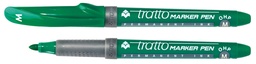 [806704] Marcador permanente alcohol tratto verde m