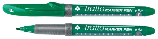 [806804] Marcador permanente alcohol tratto verde f