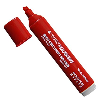 [840102] Rotul. Permanente rojo - fila