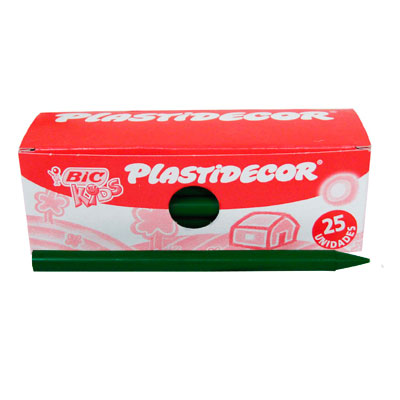 Plastidecor verde oscuro cajA25