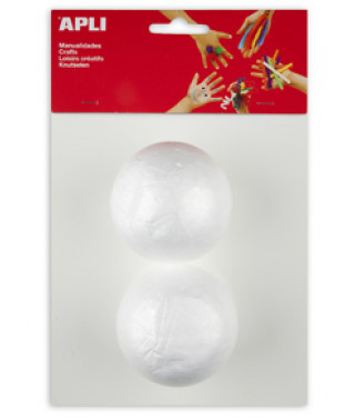 [13476] Bolas porexpan 70mm 2u Apli