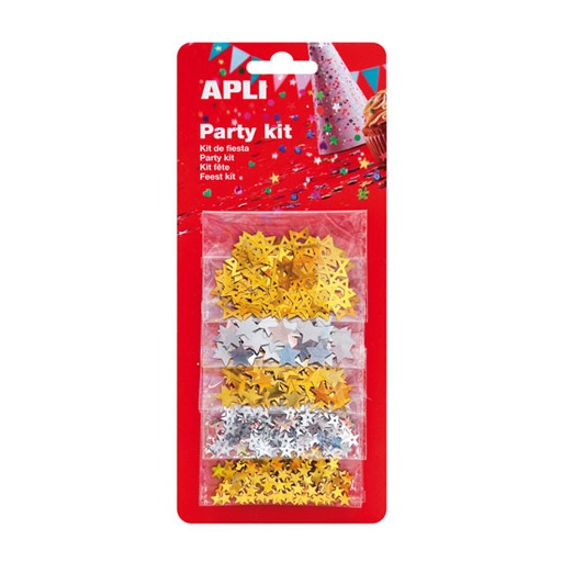 [13823] CONFETI ESTRELLAS SURTIDO 5x2gr APLI