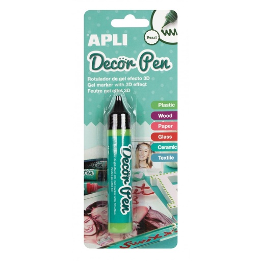 [15008] Rotulador metalizado decorpen metal verde