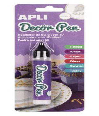 [15010] Decorpen metal blanco