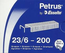 [23600] Grapas Petrus 23/6-200 (x1000) cobreada