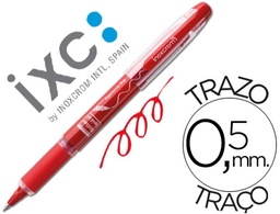 [700459] Bolígrafo roller tinta con grip rojo 0,5