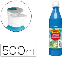 [506-21] Tempera liquida azul cyan 500ml. Jovi