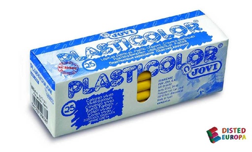 [92505] Plasticolor ceras duras azul claro c/25und. Jovi