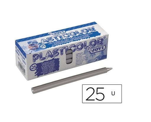[925/24] Ceras plásticas jovi gris Caja 25und.