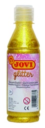 [517-02] Tempera líquida glitter amarillo 250ml. Jovi