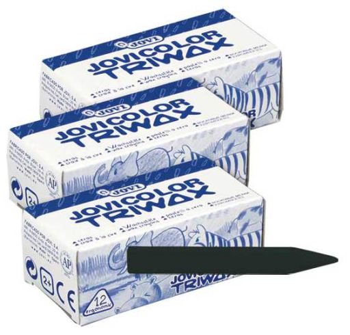 CAJACeras triwax negro 12u