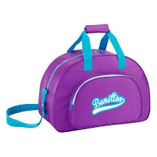 [711552219] Bolsa deporte benetton morada