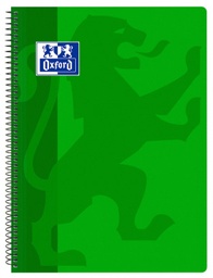 [400079661] Cuaderno espiral Fº 4x4 80h 90g tapa PP verde Oxford