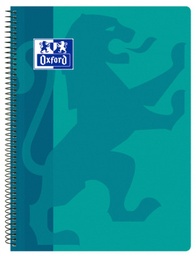 [400079662] Cuaderno espiral Fº 4x4 80h 90g tapa PP aqua Oxford