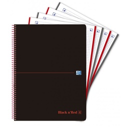 [400088488] Cuaderno espiral TP Oxford Black'n'Red EB4 A4 120H 5x5