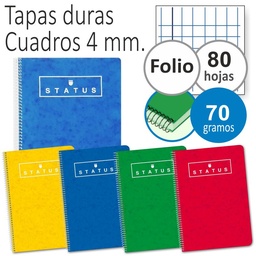 [400088607] Cuaderno status esp 215x310 80h 70g 4x4/m td