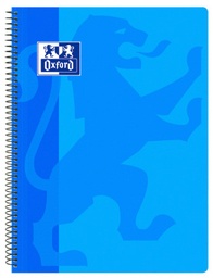 [400106965] Cuaderno espiral Fº 4x4 80h 90g tapa PP turquesa Oxford