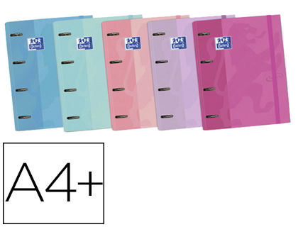 [400119130] Carpesano Oxford A4+ con recambios 5X5 Melocotón Touch