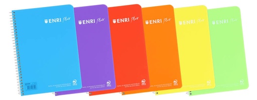 [400133583] Cuaderno espiral TP Enri Plus A4 80h 4x4
