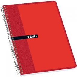 [100430064] Cuaderno espiral enri Fº hojas blancas