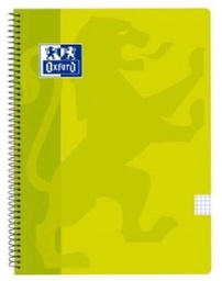 [101231044] LIBRETA 80h 4X4 C/M CUADRICULADA AMARILLA