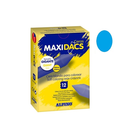 [DX060147] Maxidacs ceras alpino azul claro 12 unds