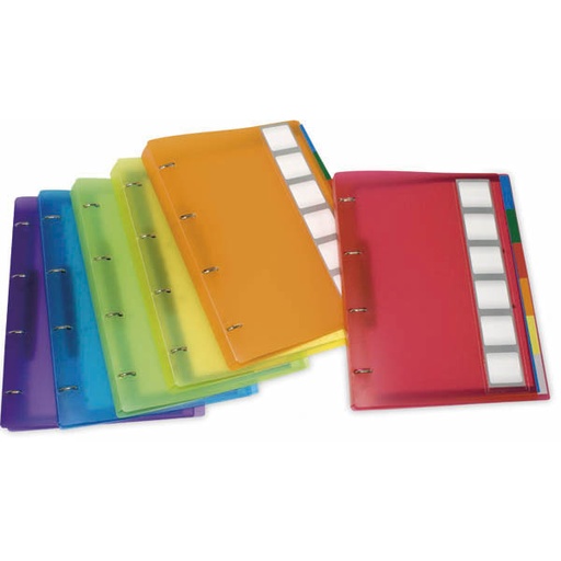 [30110330] CARPETA PP 4D 25mm COLORGRAF AZUL CON SEPARADORES