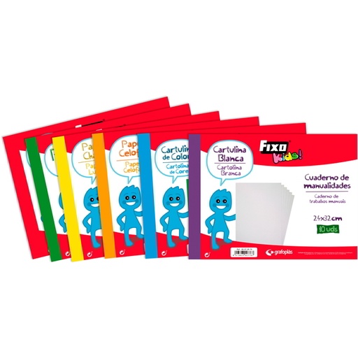 [00 07 27 99] Cuaderno 7 papeles celofan surt. 24x32