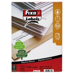 [04 60 20 70] ETIQUETAS 105x29mm A4 CAJA 100H