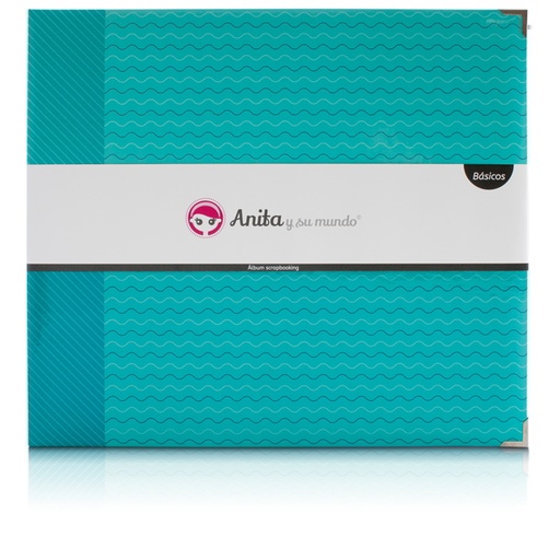 [37 05 40 31] Álbum espumado scrap azul ondas