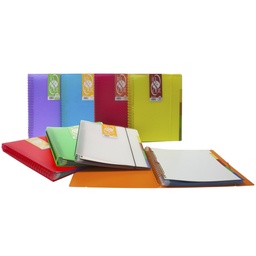 [39424052] Carpeta 40 fundas extraíbles in&out trans naranja