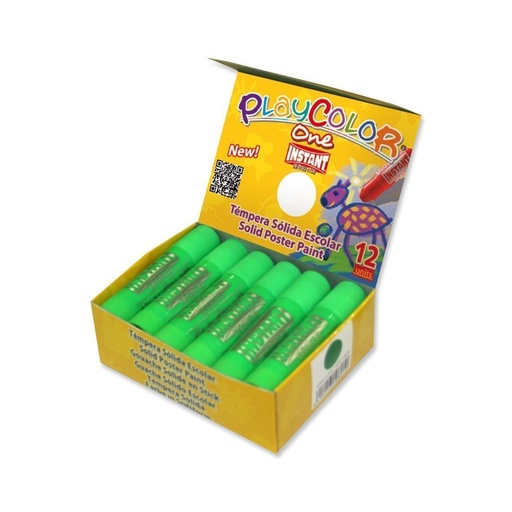 Témpera solida playcolor verde claro