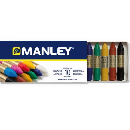 [MNC00033 8414326000330] Ceras colores manley 10und.