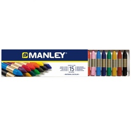 [MNC00055] Caja 15 ceras blandas Manley