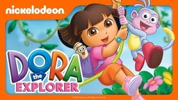 Porta todo plano 1 cremallera dora exploradora