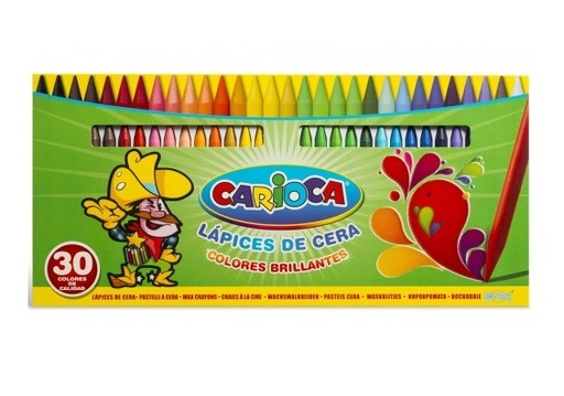 Ceras plásticas carioca 36 col.