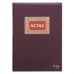 Libro de actas folio natural 50 hojas