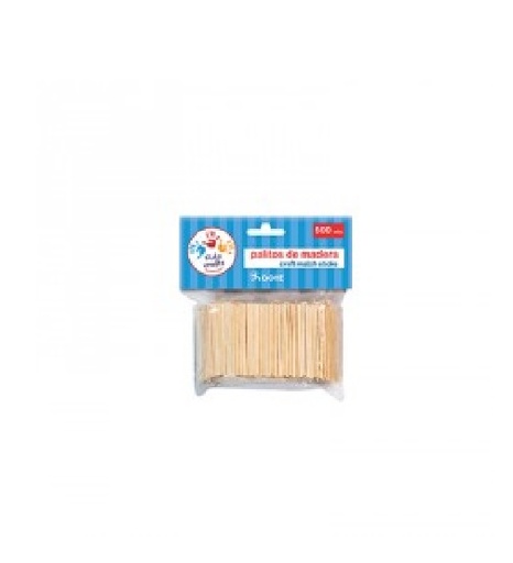[18106] Palitos de madera bolsa 500unidades