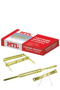 [79190] Fastener dorados completos caja 50und.