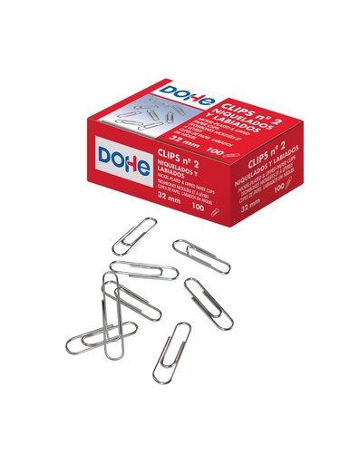 [79201] CLIPS Nº2 32mm NIQUELADO