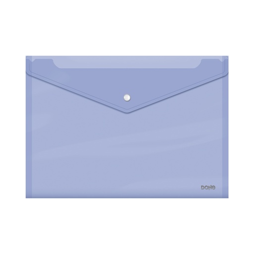[91481] Sobre PP broche folio morado transparentearente Dohe